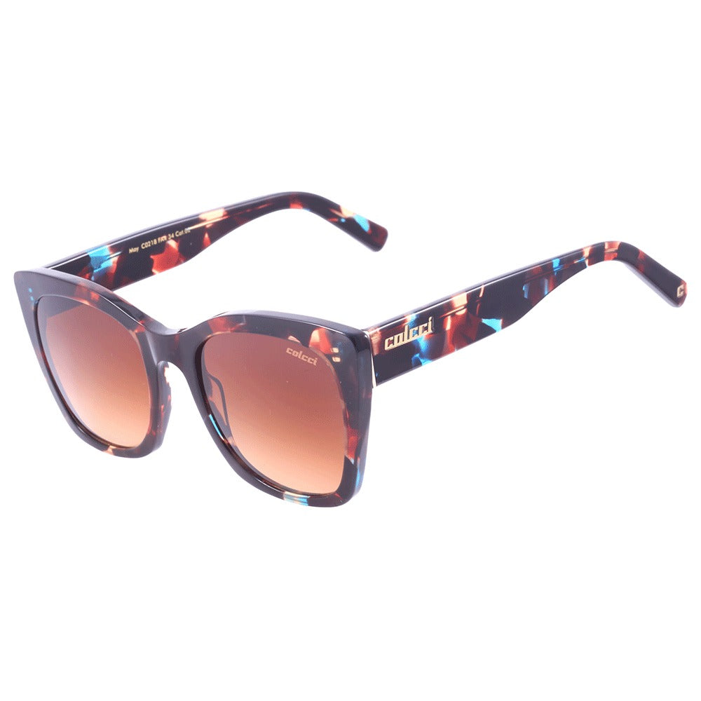 Colcci May Marrom Mesclado/ Marrom Degradê - 52 mm - Grau