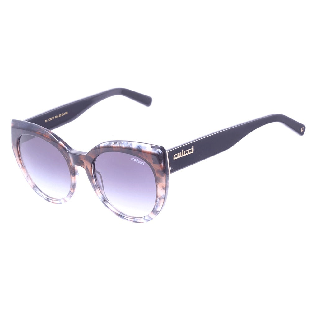 Colcci Pri Preto Mesaclado e Brilho/ Preto Degradê - 53 mm - Grau