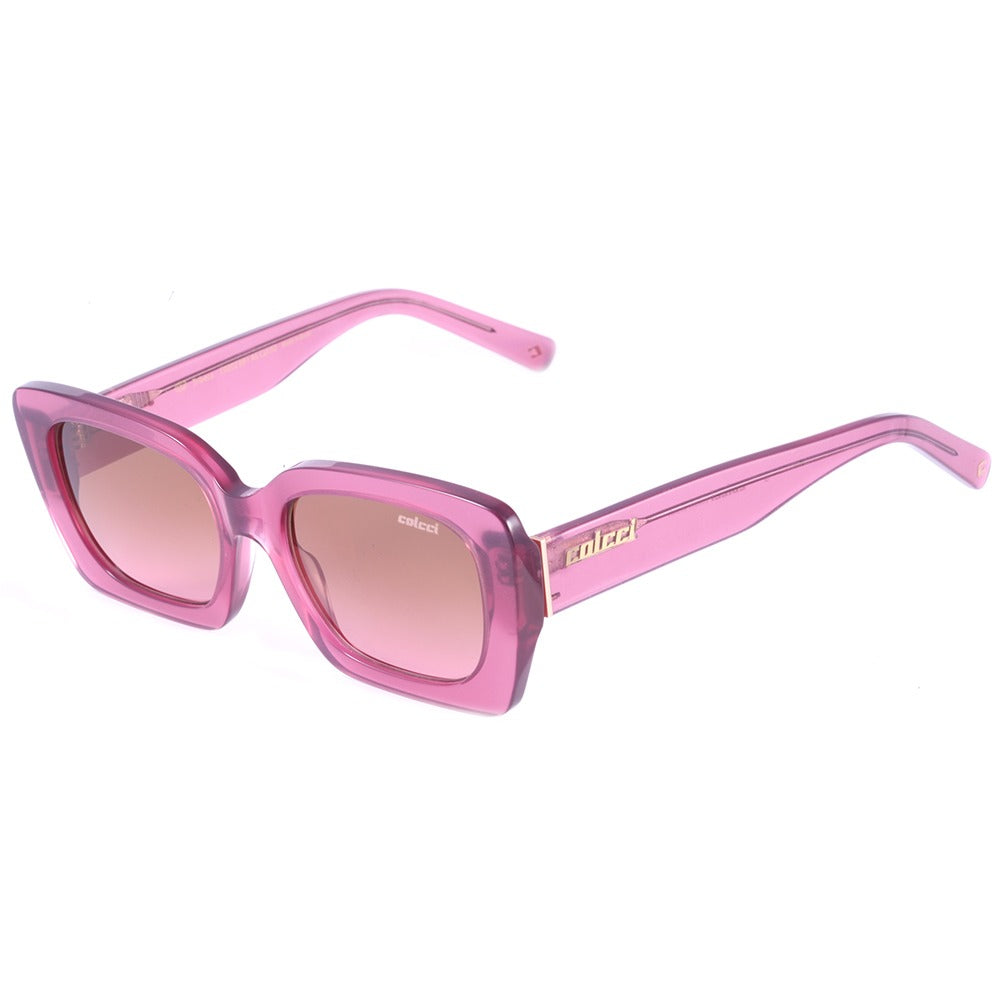 Colcci Camila Queiroz Tribeca Rosa Translúcido Brilho/ Marrom Degradê - Lente 5,2cm