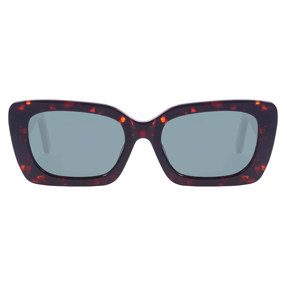 Colcci Camila Queiroz Tribeca Marrom Mesclado/ Verde G15 - Lente 5,0 cm - Sol