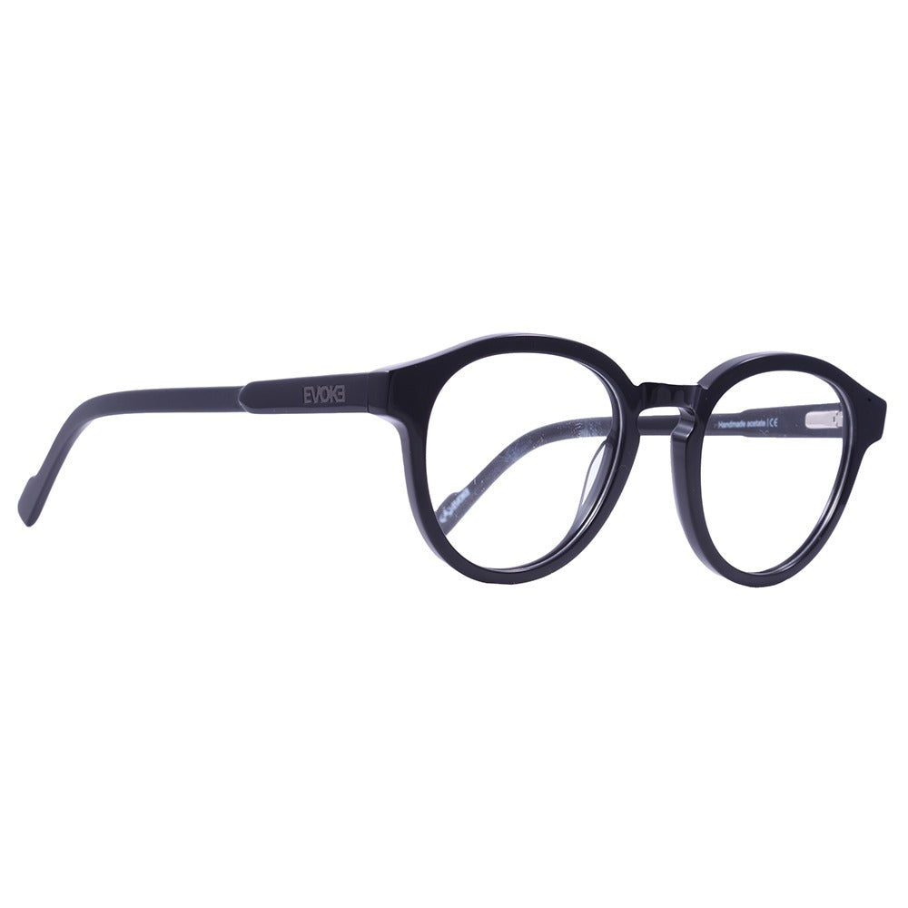 Evoke Clip-on Retrô A01 Black Shine/ Black - 51 mm