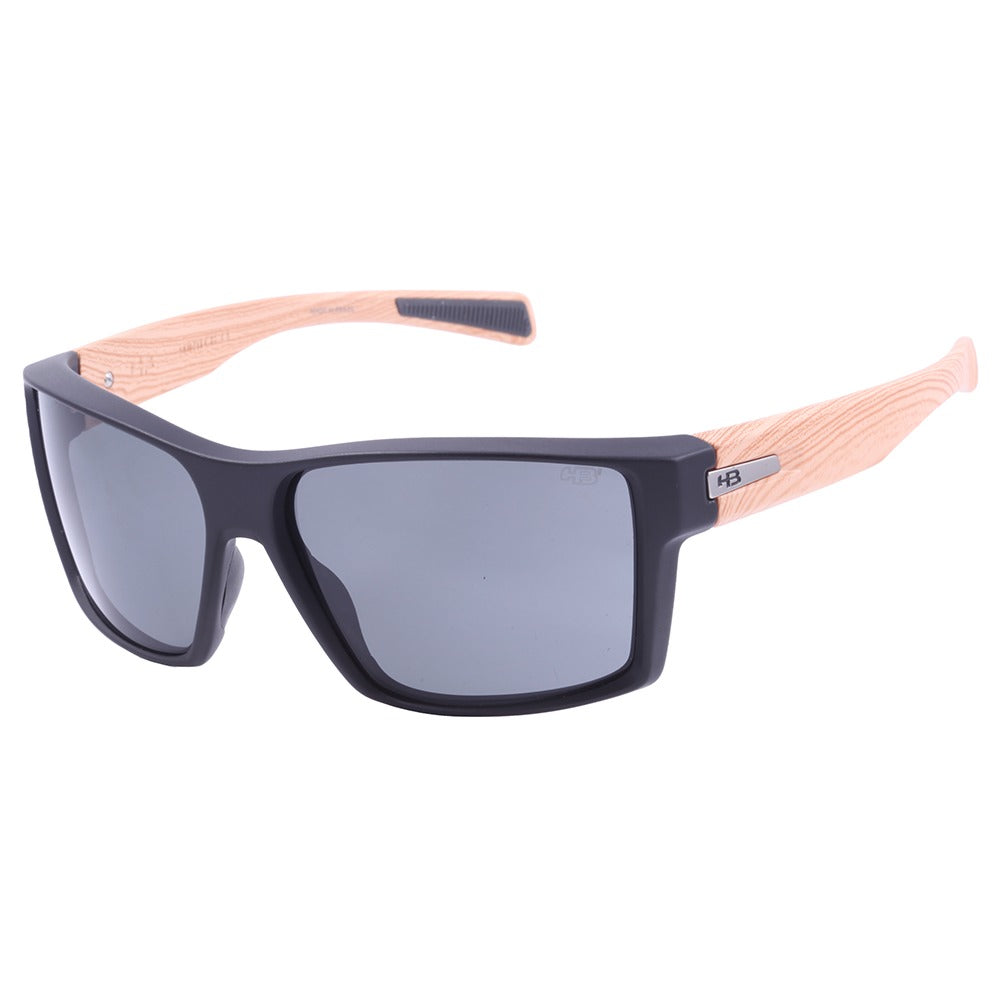 HB Byron Matte Black Wood/ Gray - Lente 6,2 cm - Sol