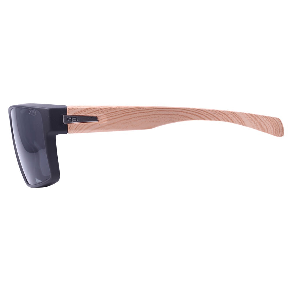 HB Byron Matte Black Wood/ Gray - Lente 6,2 cm - Sol