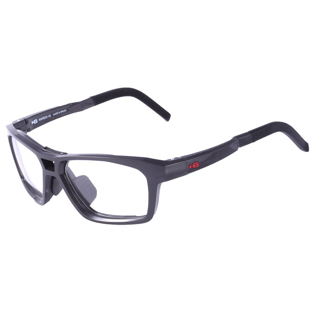 HB Presto Clip On Graphene/ Red Orange Chrome - Lente 5,5 cm - Grau