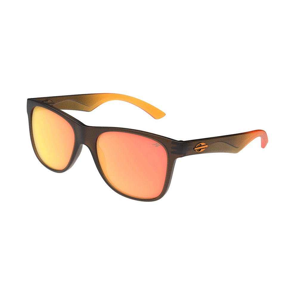 Mormaii Milão Marrom Fosco/ Laranja Espelhado - 53 mm
