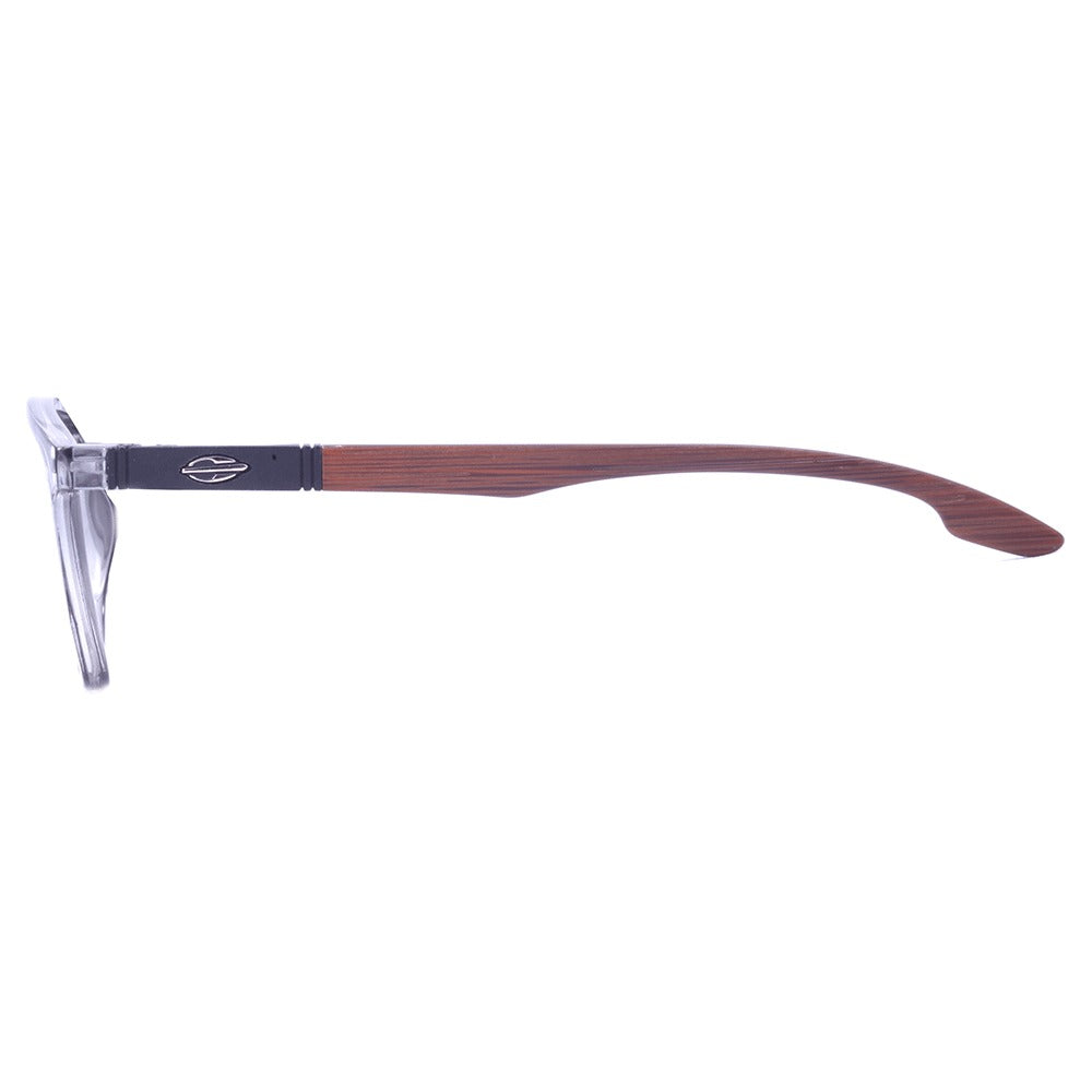 Mormaii Asana Cinza Translúcido Brilho e Marrom Fosco - Lente 5,2 cm - Grau