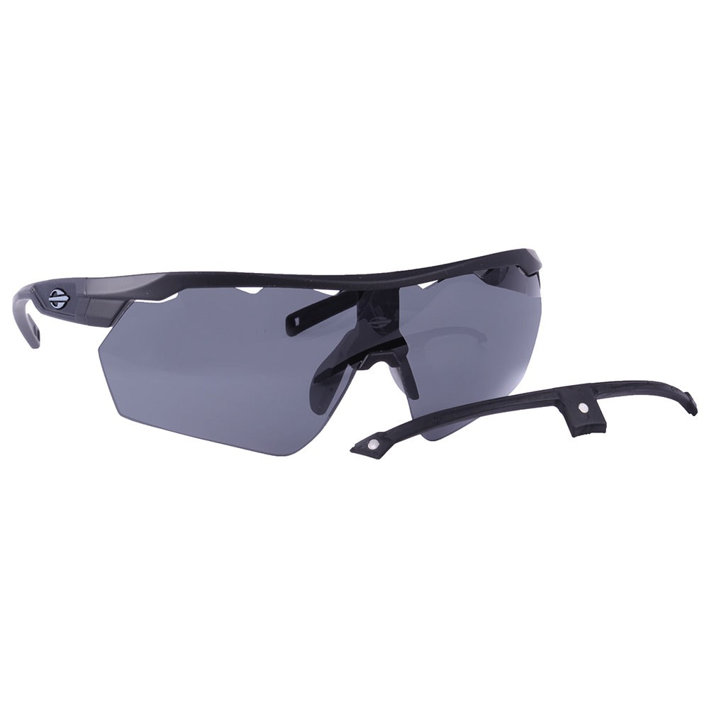 Óculos para Beach Tenis Mormaii Smash Preto Fosco/ Preto - 150 mm