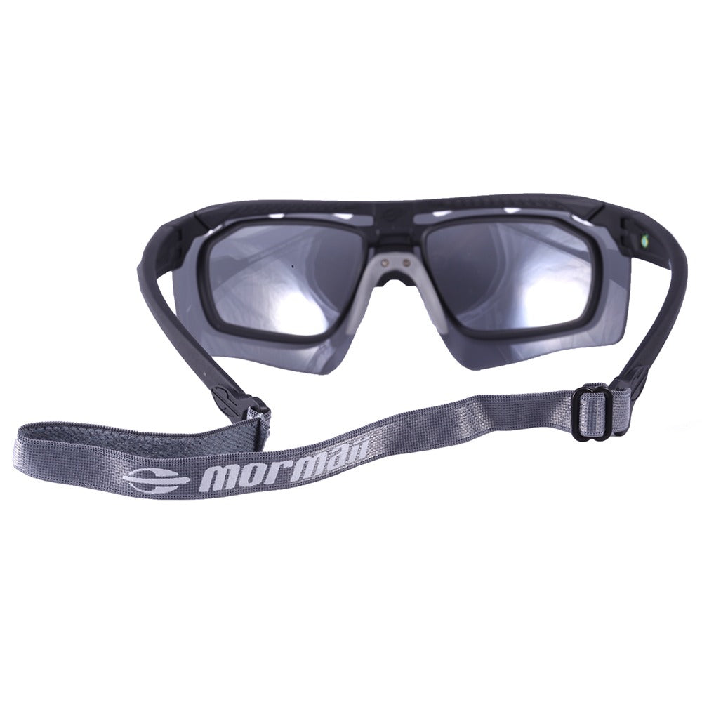 Óculos para Beach Tenis Mormaii Clip On Smash 2 Preto Fosco/ Preto/ Amarelo - 150 mm - Sol