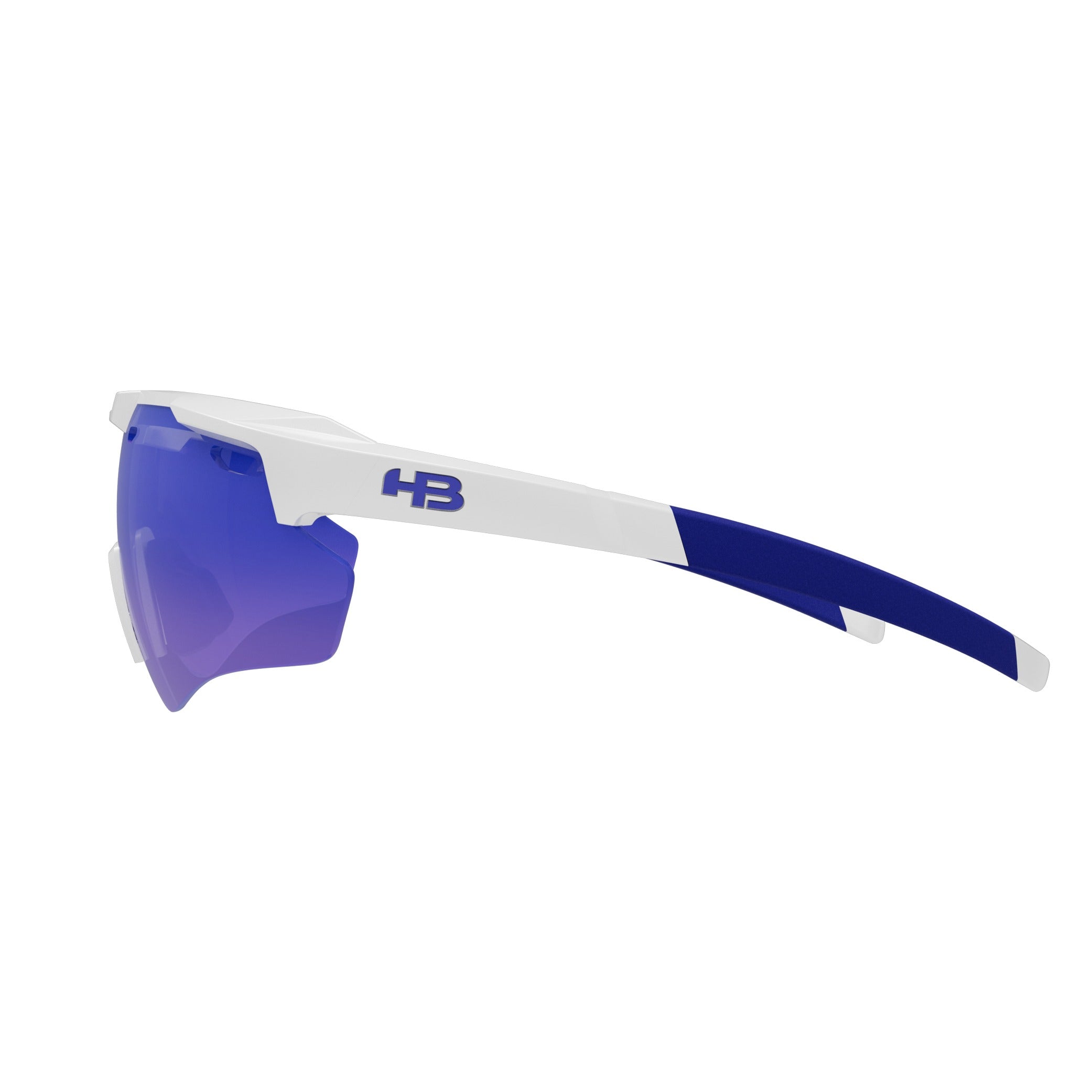 Shield Evo 2.0 Pearled White/ Blue Chrome - Sol