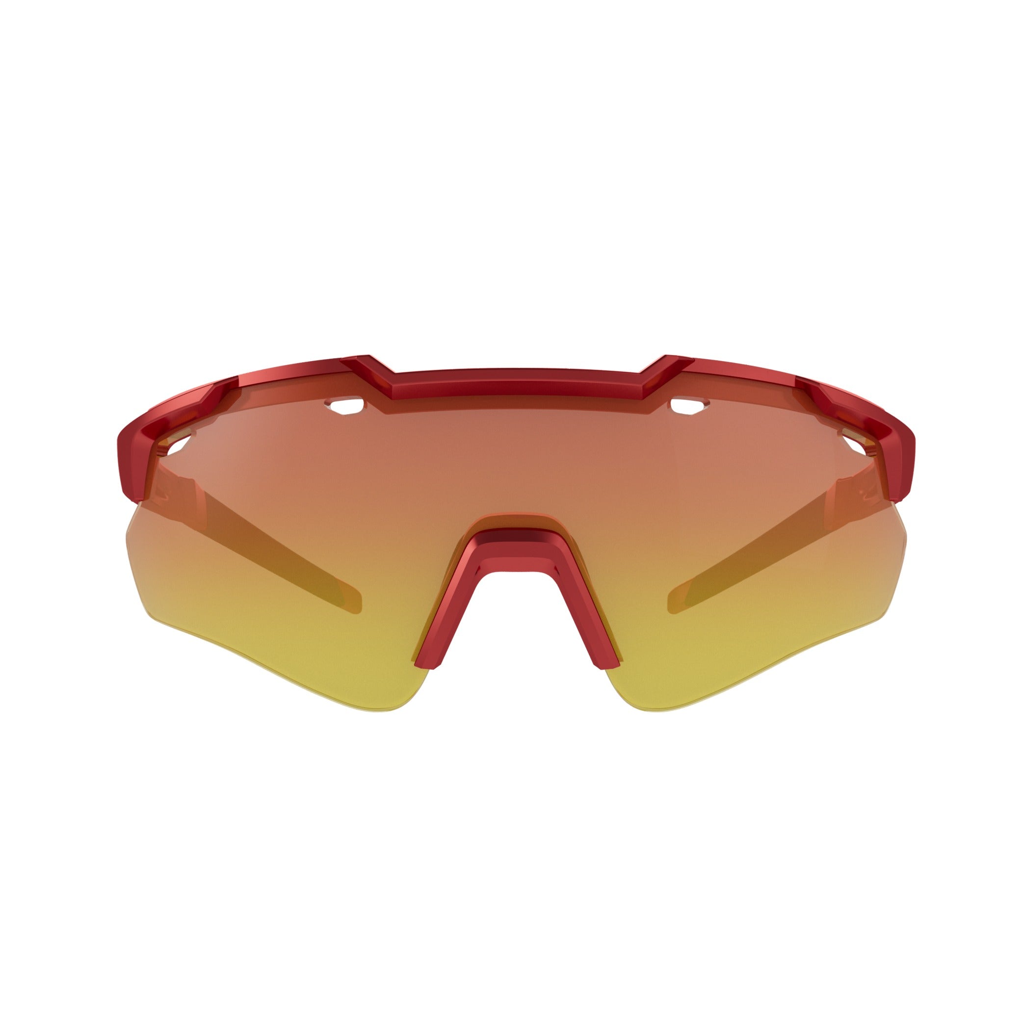 Shield Evo 2.0 Matte Rage Red/ Red Chrome - Sol