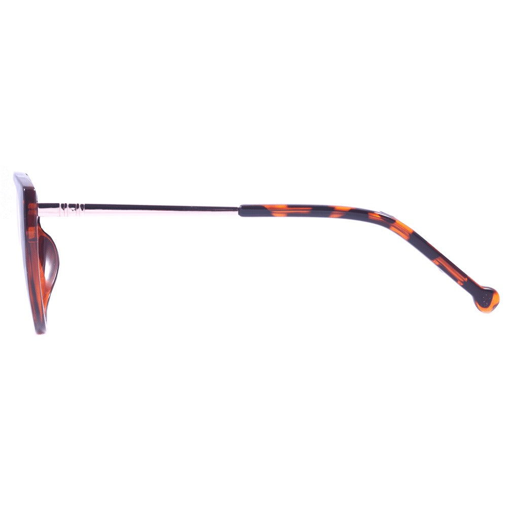 WEE Lea W0234 Clip On Marrom Mesclado Brilho/ Marrom Degradê - Lente 5,4 cm