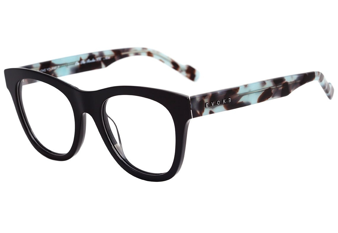 Evoke On The Rocks IX A01 Black Shine Temple Blue - 51 mm - Grau