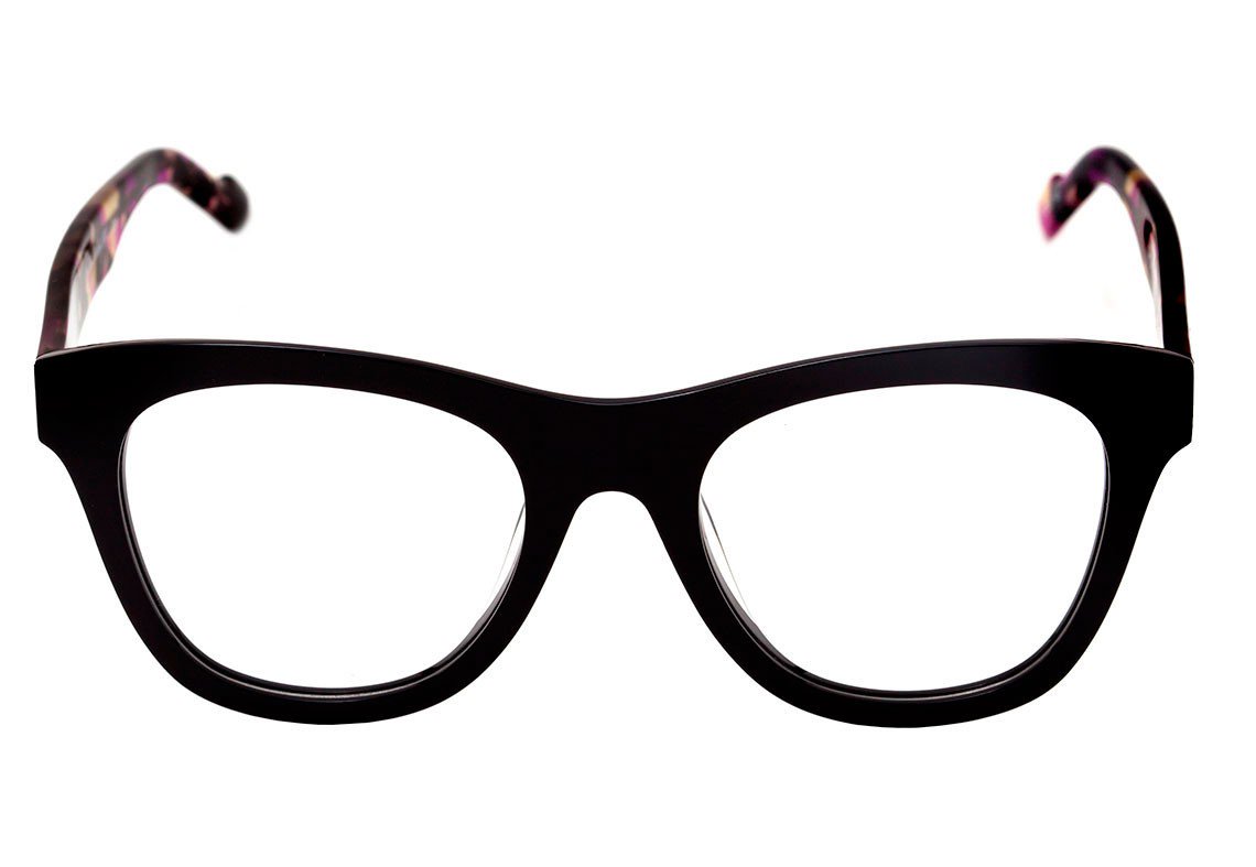 Óculos de Grau Evoke On The Rocks IX A03 Black Shine Temple Turtle Blue - Lente 5,1 cm - Oculos Shop