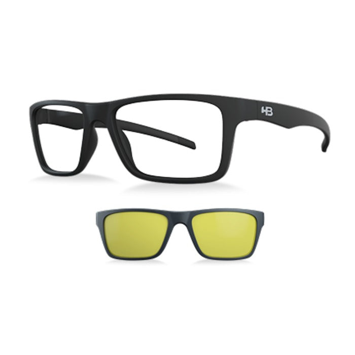 HB 93160 Switch Clip On Matte Black/ Night Drive Polarized