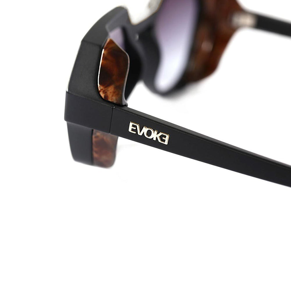 Evoke Avalanche WD01 Black Matte Gun Radical / Brown Gradient - Lente 14,6 cm - Sol