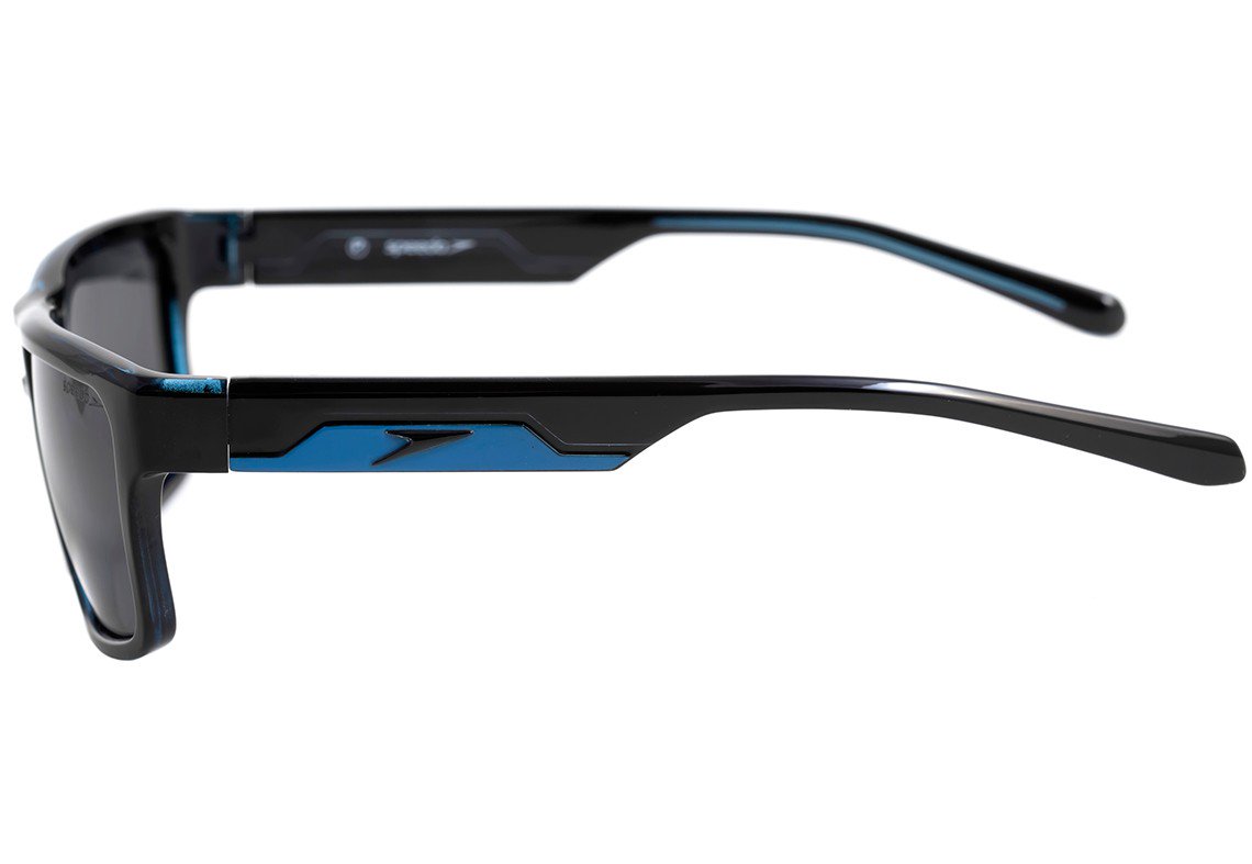 Speedo Bumper A02 Preto E Azul Translúcido/ Preto Polarizado - 59 mm