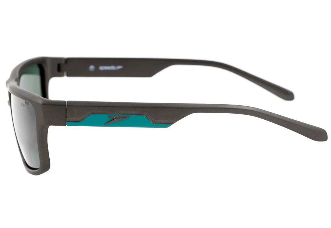 Speedo Bumper D01 Cinza Fosco/ Verde Polarizado - 59 mm