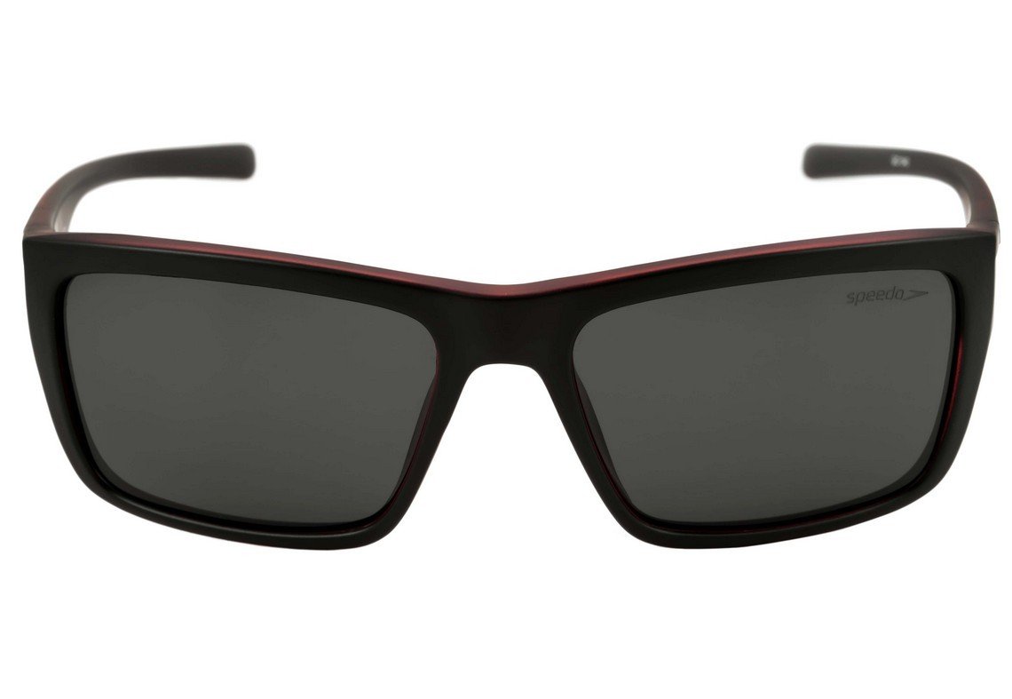 Óculos de Sol Speedo Canoeing A01 Preto e Estampado Laranja Fosco / Preto Polarizado - 60 mm A02 Preto E Vermelho Fosco/ Preto Polarizado - 60 mm