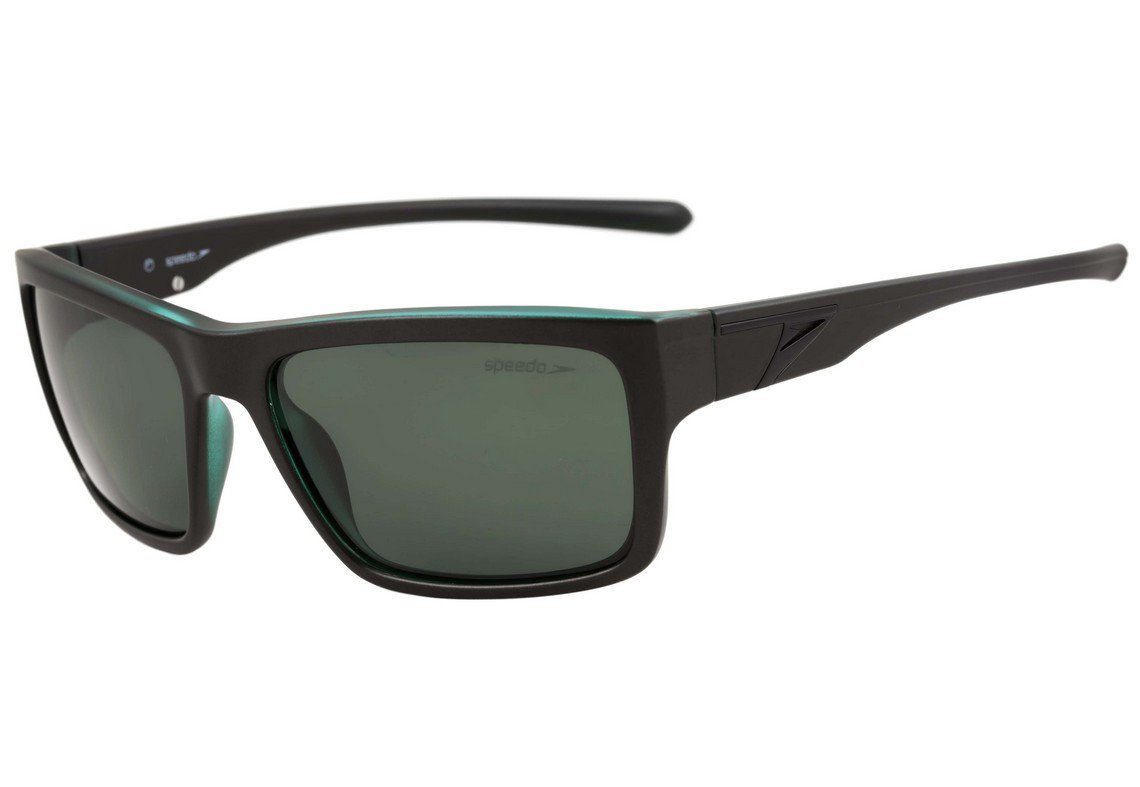 Óculos de Sol Speedo Canoeing A01 Preto e Estampado Laranja Fosco / Preto Polarizado - 60 mm D01 Cinza E Verde Fosco/ Verde Polarizado - 60 mm