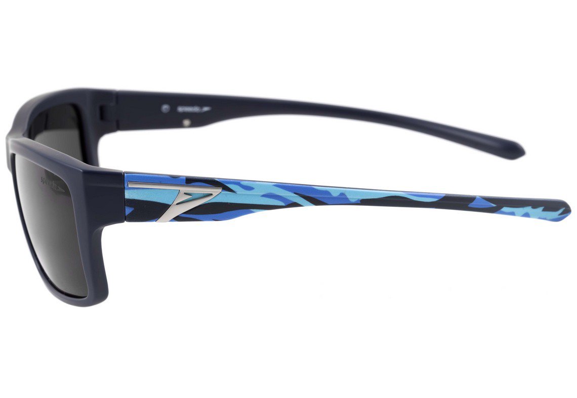 Speedo Canoeing A01 Preto e Estampado Laranja Fosco / Preto Polarizado - 60 mm D02 Azul Fosco/ Preto Polarizado - 60 mm