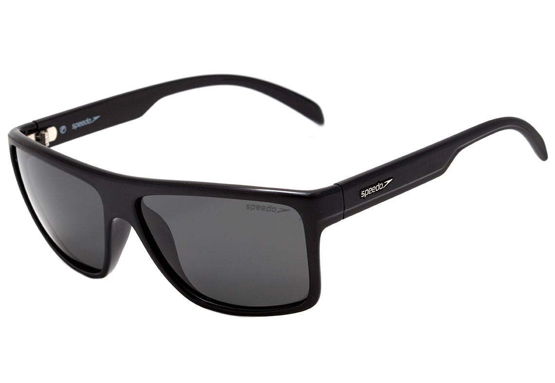 Óculos de Sol Speedo Flowride A01 Preto Fosco E Brilho/ Preto Polarizado 60 mm