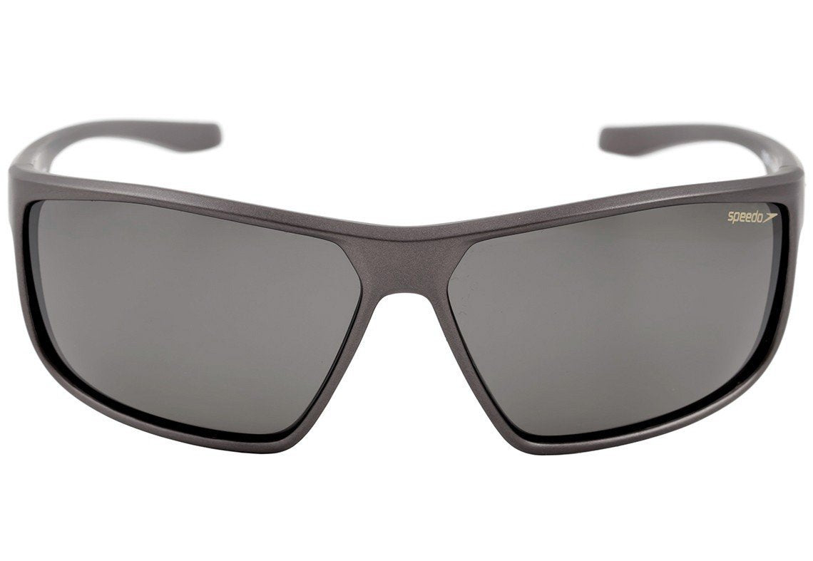 Óculos de Sol Speedo Flyer D02 Cinza Fosco/ Preto Polarizado - 68 mm