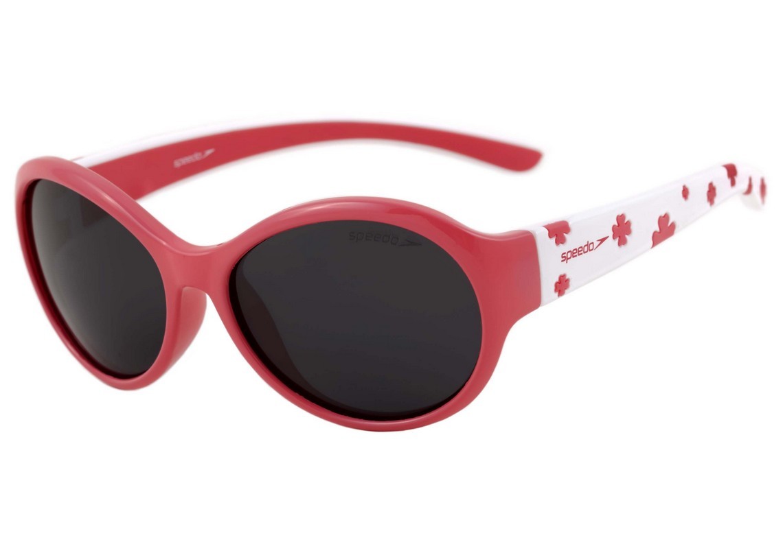 Speedo Grab Infantil C02 Rosa e Branco/ Preto Polarizado - 50 mm