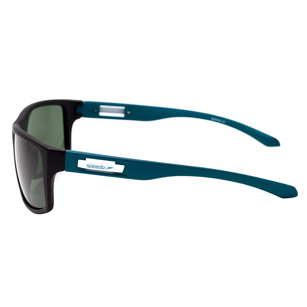 Óculos de Sol Speedo Hockey 2 A02 Preto Fosco / Verde Polarizado - Lente 5,7 cm