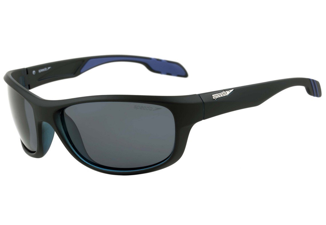 Speedo Hydro A02 Preto E Azul Fosco/ Preto Polarizado - Lente 6,2 Cm