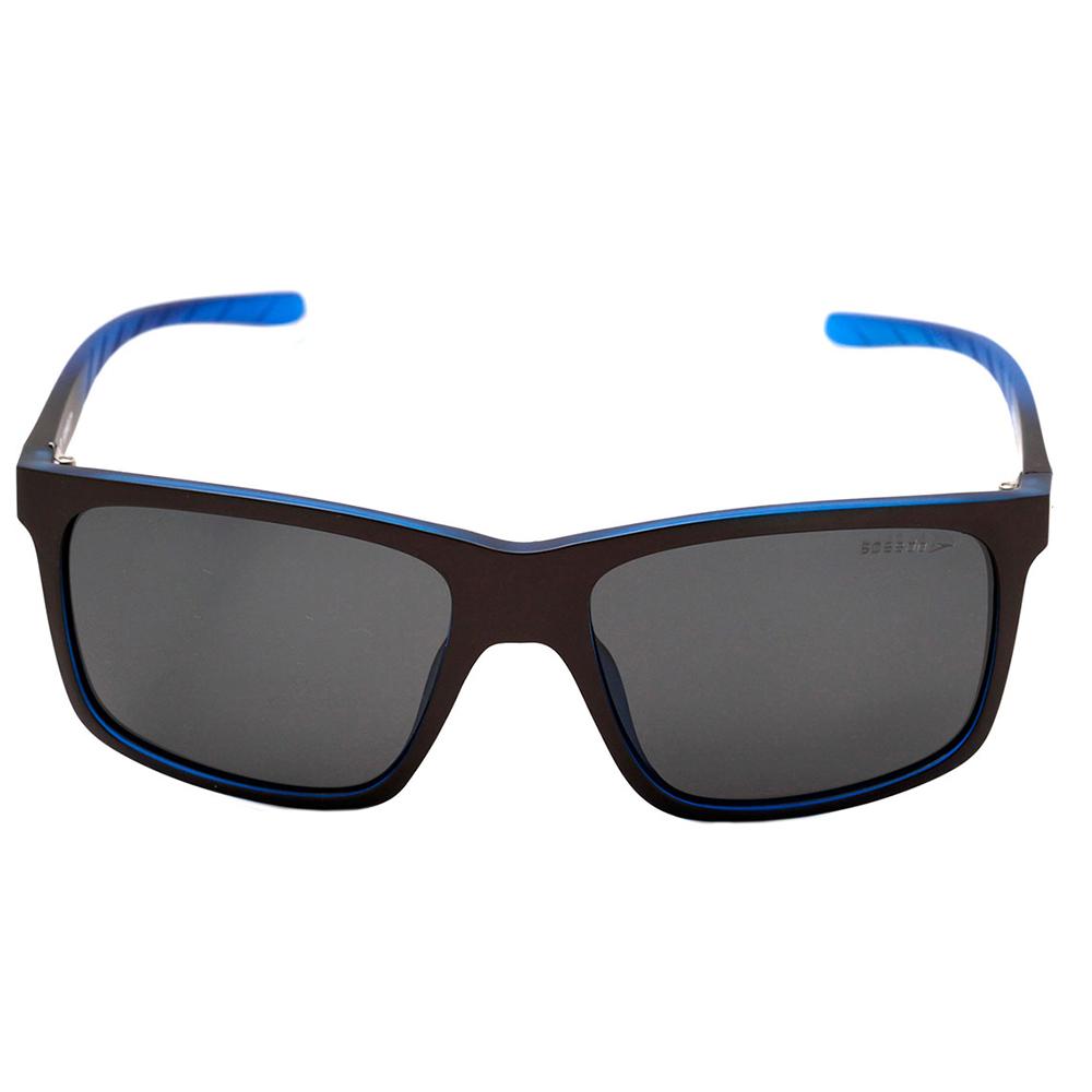 Óculos de Sol Speedo Lemurian H02 Cinza e Azul Fosco / Cinza Polarizado - 59 mm