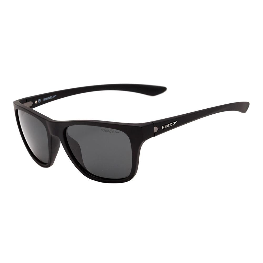 Óculos de Sol Speedo Longboard H01 Preto e Azul Translúcido Fosco / Azul Espelhado Polarizado - 55 mm A01 Preto Fosco/ Preto Polarizado 55 mm