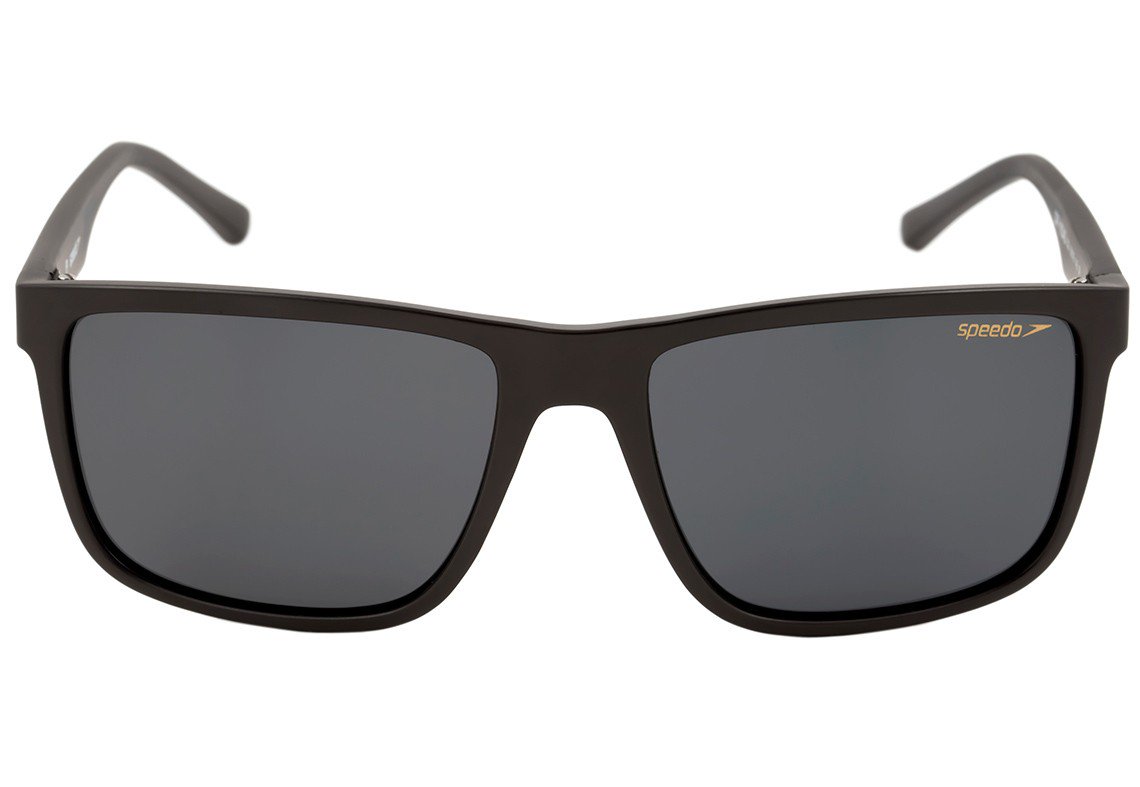 Óculos de Sol Speedo Off-Road A01 Preto Fosco/ Preto Polarizado - 59 mm