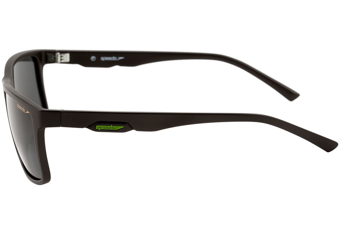 Óculos de Sol Speedo Off-Road A01 Preto Fosco/ Preto Polarizado - 59 mm