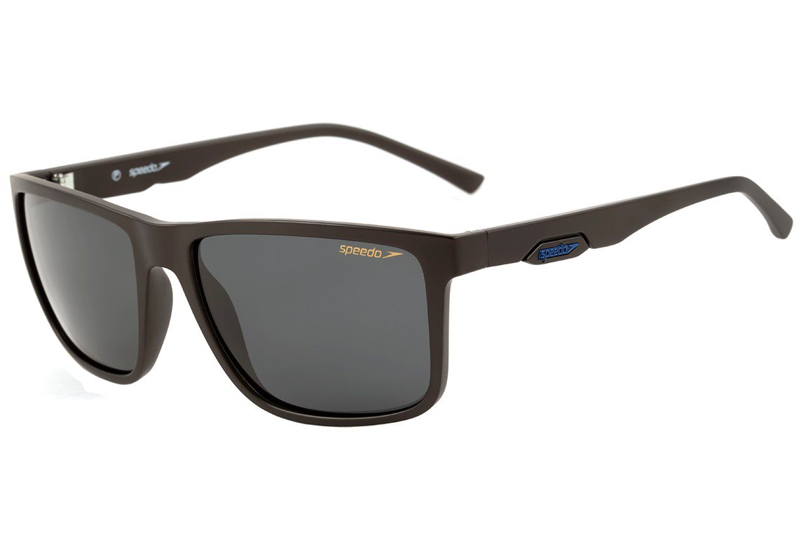 Óculos de Sol Speedo Off-Road D02 Cinza Fosco / Preto Polarizado - 59 mm