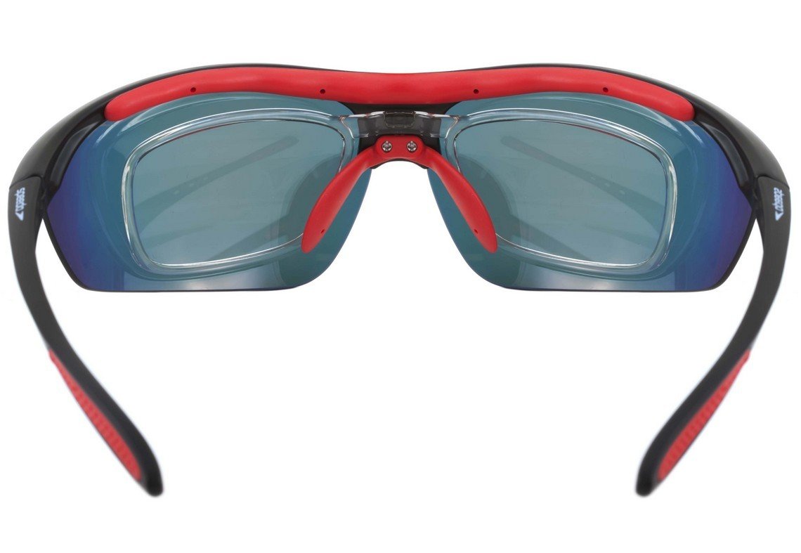 Óculos de Sol Speedo Pro Ii Clip-On A01 Preto E Vermelho Fosco/ Vermelho Espelhado