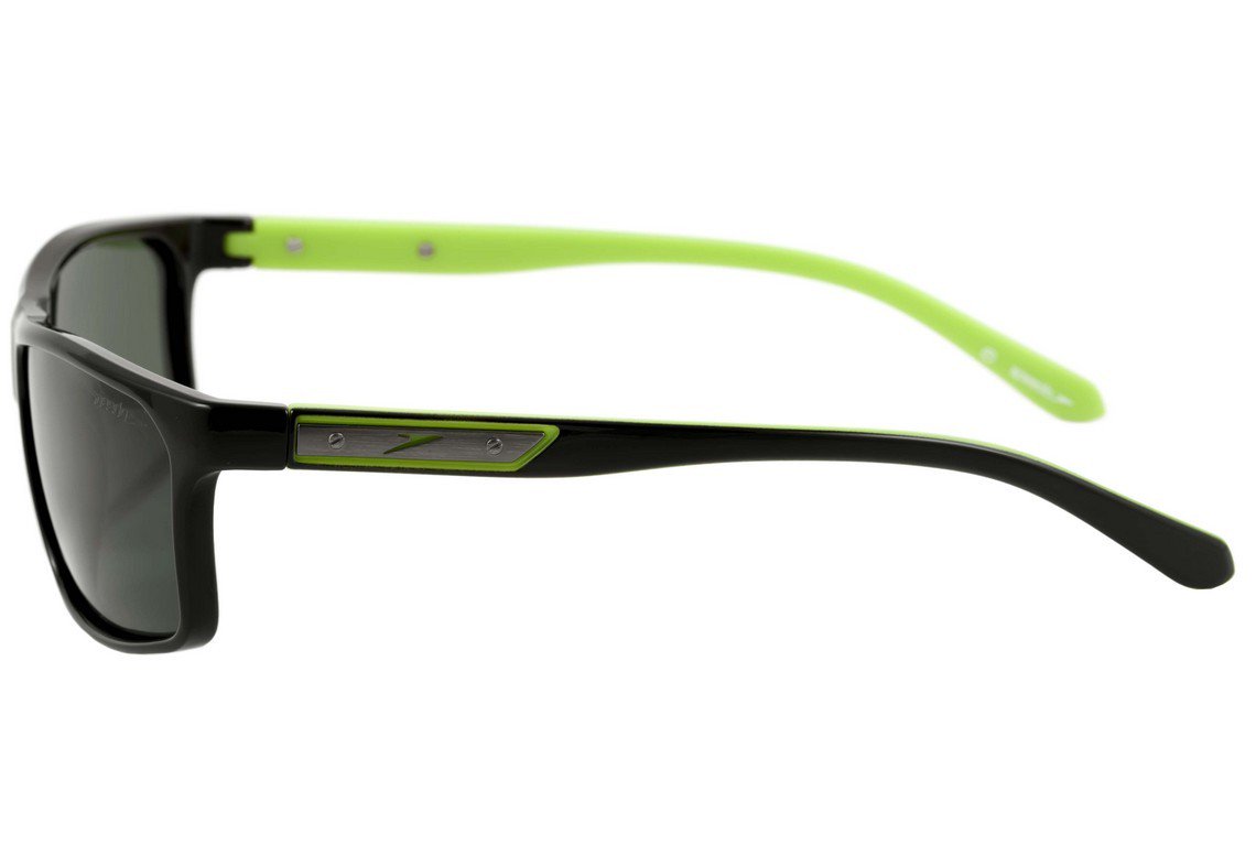Speedo Snowboard A01 Preto E Verde Brilho/ Verde Polarizado - 61 mm