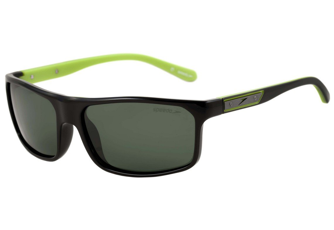 Speedo Snowboard A01 Preto E Verde Brilho/ Verde Polarizado - 61 mm