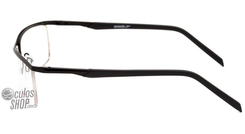 Óculos de Grau Speedo Sp 1273 09A Preto Fosco - 56 mm