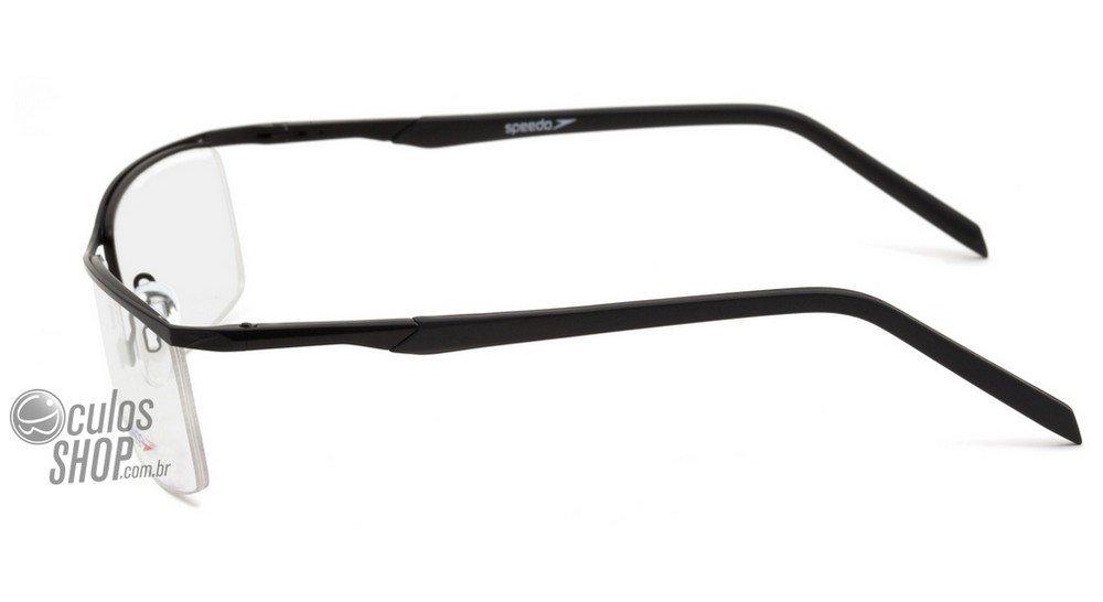 Óculos de Grau Speedo Sp1275 09A Preto Fosco - 55 mm