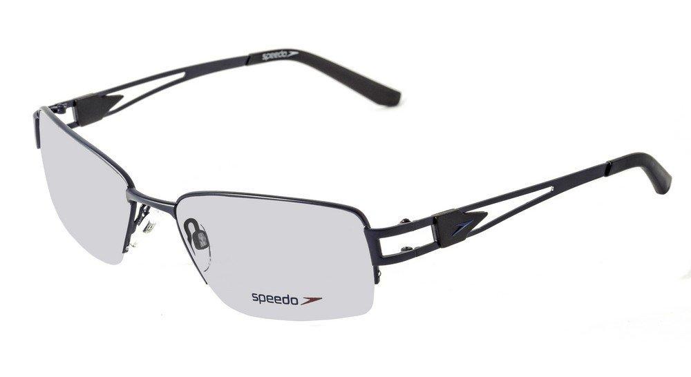 Óculos de Grau Speedo Sp 1290 06B Azul E Preto Fosco - 55 mm
