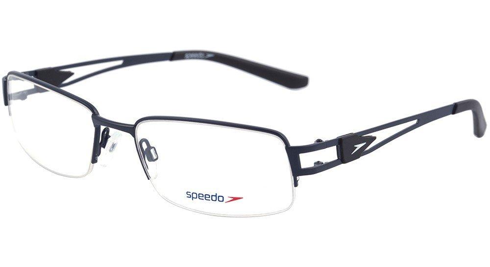 Óculos de Grau Speedo Sp 1291 06B Azul E Preto Fosco - 54 mm
