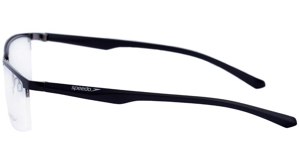 Óculos de Grau Speedo Sp 1299 02E Preto Fosco - 55 mm