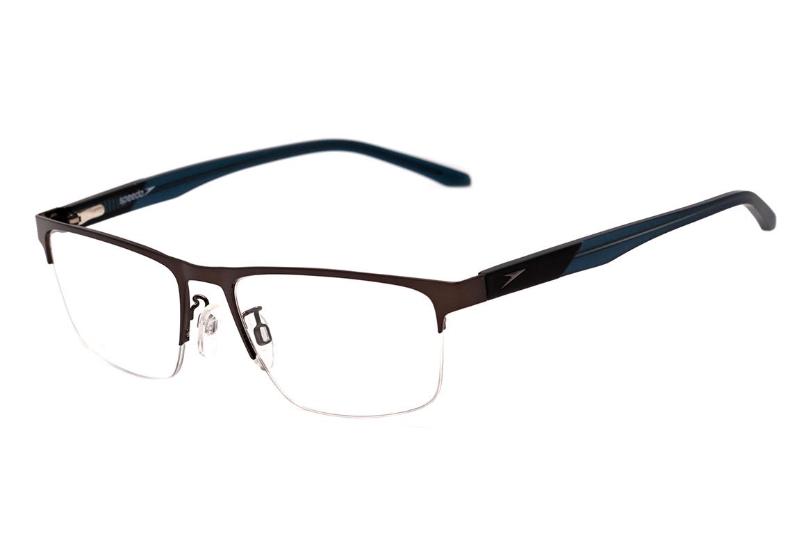 Óculos de Grau Speedo Sp 1368 02A Cinza Brilho 56 mm