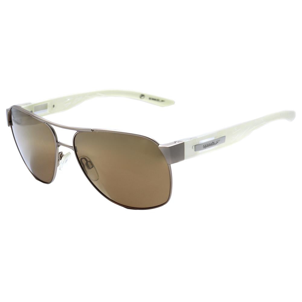 Speedo Sp 3031 04B Marrom e Branco Brilho/ Marrom 60 mm