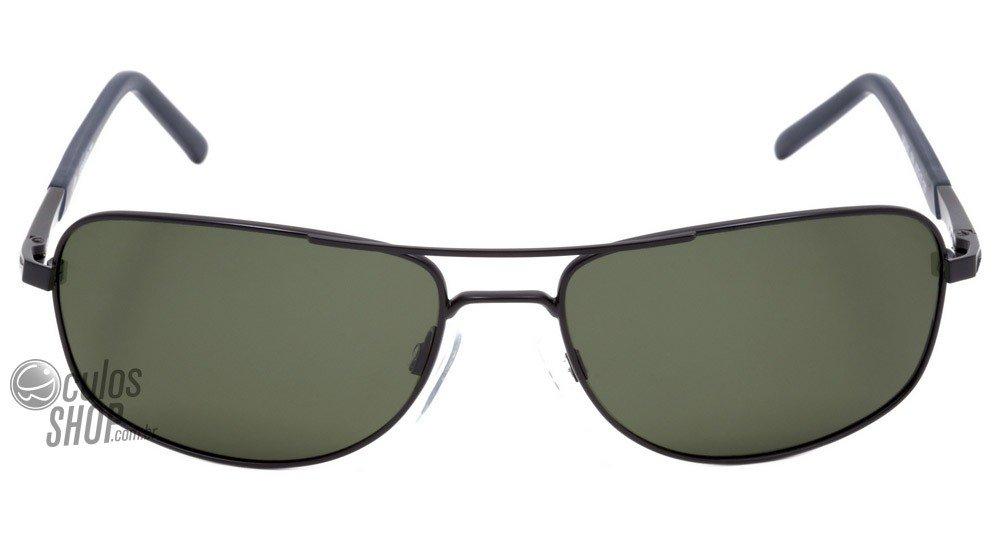 Óculos de Sol Speedo Sp 3042 09A Preto E Azul Fosco/ Verde - 60 mm