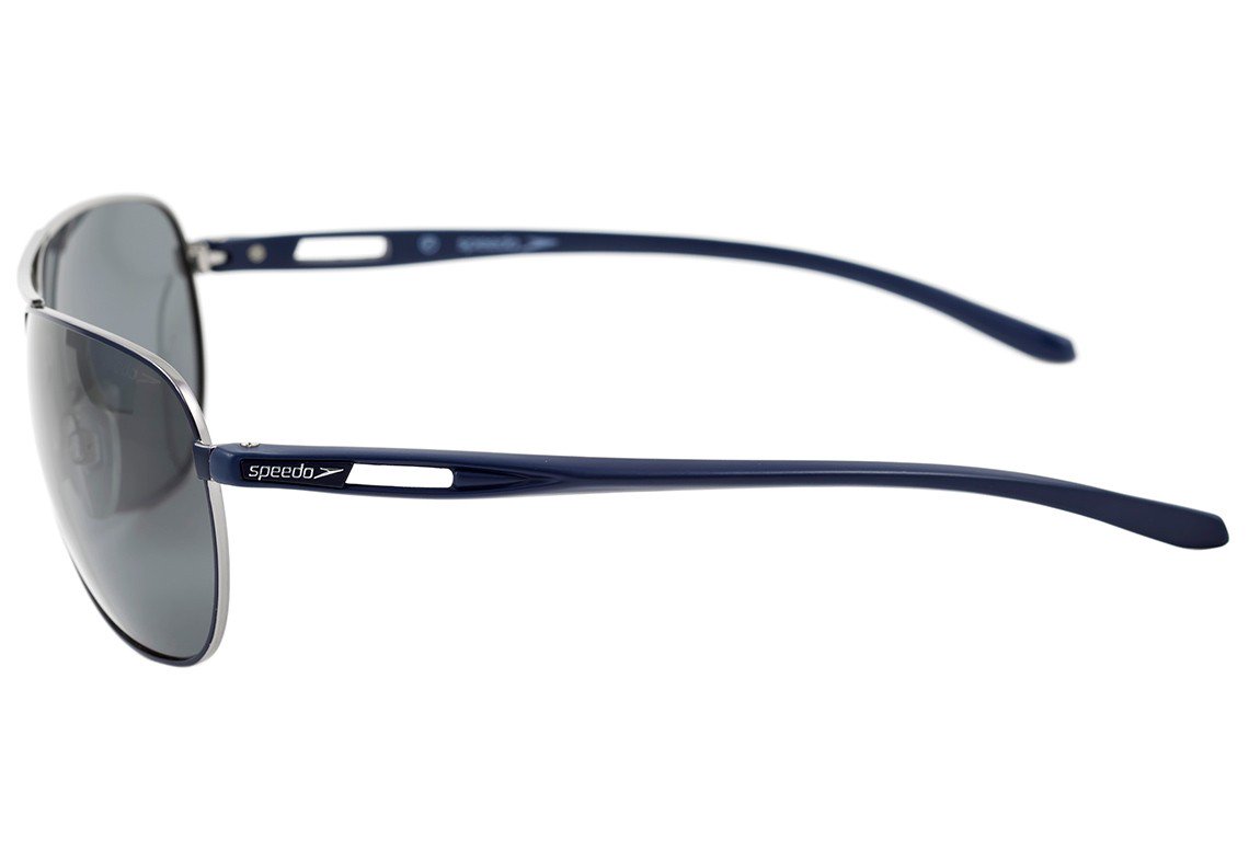 Óculos de Sol Speedo Sp 3049 02C Azul Brilho E Fosco/ Preto Polarizado - 62 mm