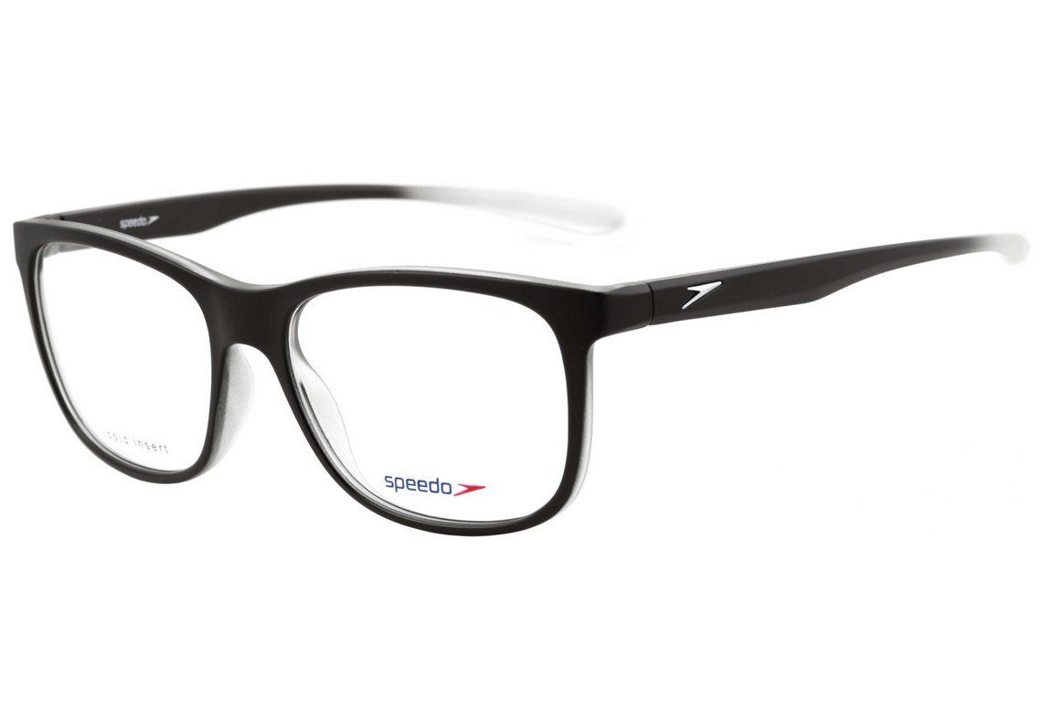 Óculos de Grau Speedo Sp 4011 A01 Preto Fosco - 54 mm