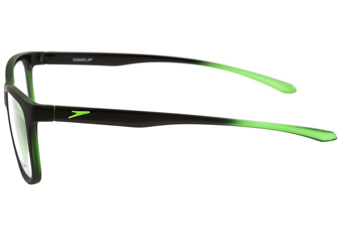 Speedo Sp 4011 A02 Preto E Verde Fosco - 54 mm