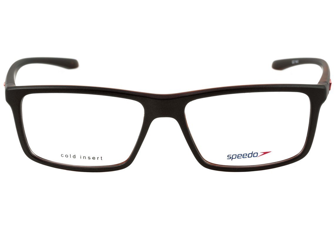Speedo SP 4012 G21 Marrom Mesclado Fosco - Lente 5,5 cm H01 Cinza E Laranja Fosco - Lente 5,5 Cm