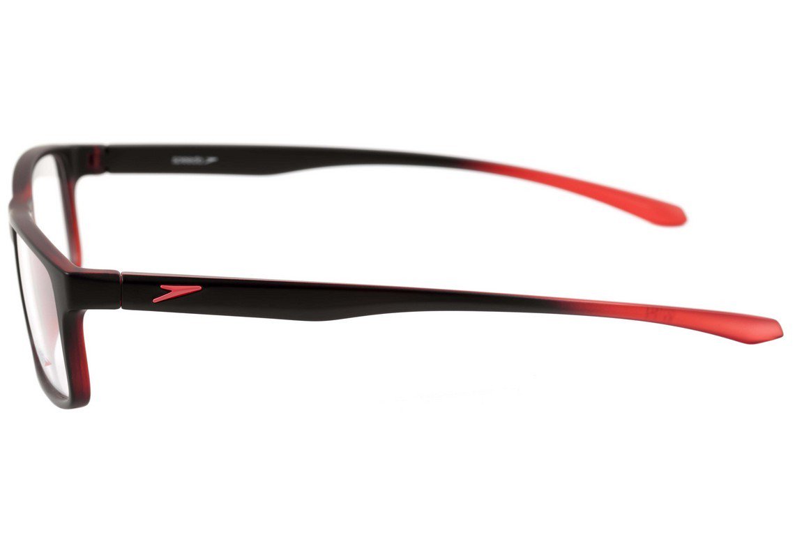 Speedo SP 4013 A01 Preto e Vermelho Fosco - 54 mm